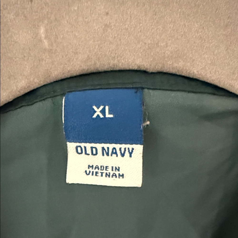 Old Navy Dark Green Button Down Shirt - Picture 3 of 3